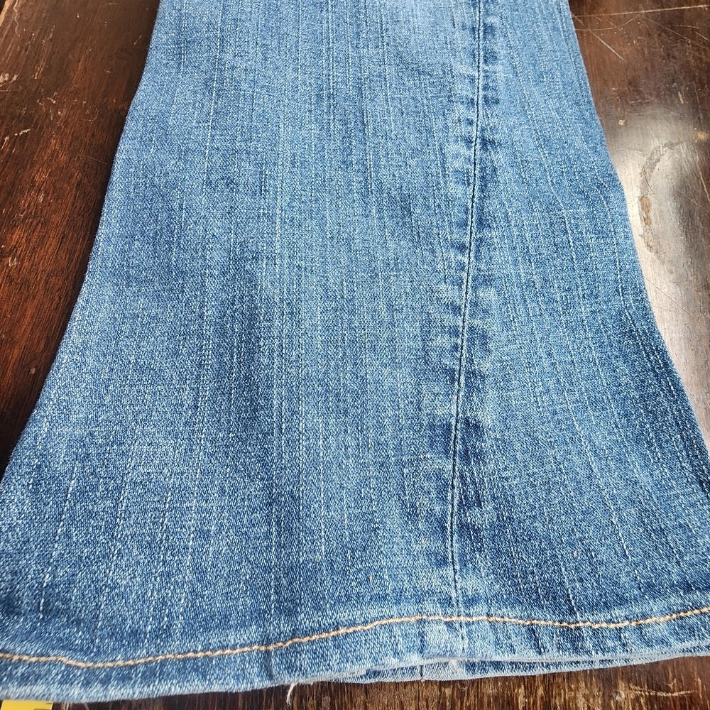 VTG TRUE RELIGION JEANS WOMENS 32 TWISTED SEAM FLARE LEG LOW RISE USA Horseshoe - Picture 5 of 15